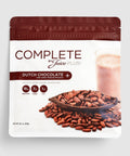 Package of Complete by Juice Plus+ Dutch Chocolate flavor on a white background