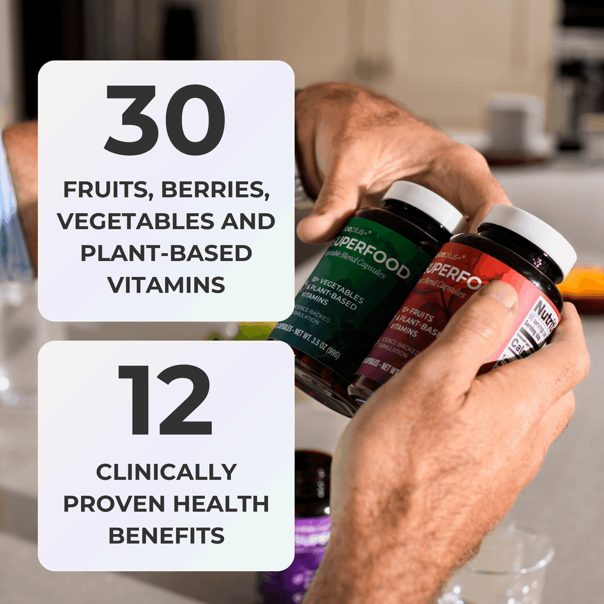 Fruit & Vegetable Blend Capsules For Sport